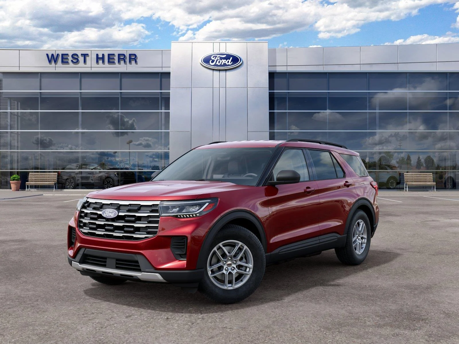 New 2027 Ruby Red Metallic Tinted Clearcoat Ford Active image 3