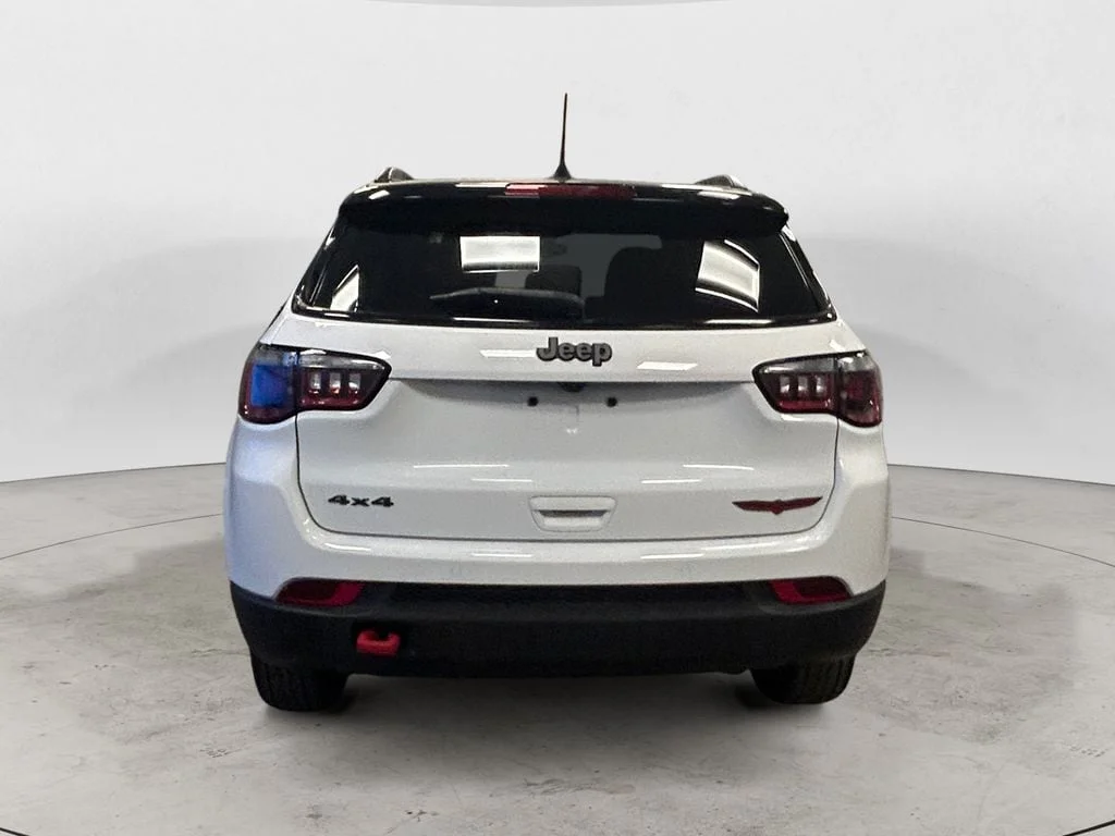 Used 2025 Bright White Jeep Trailhawk image 4