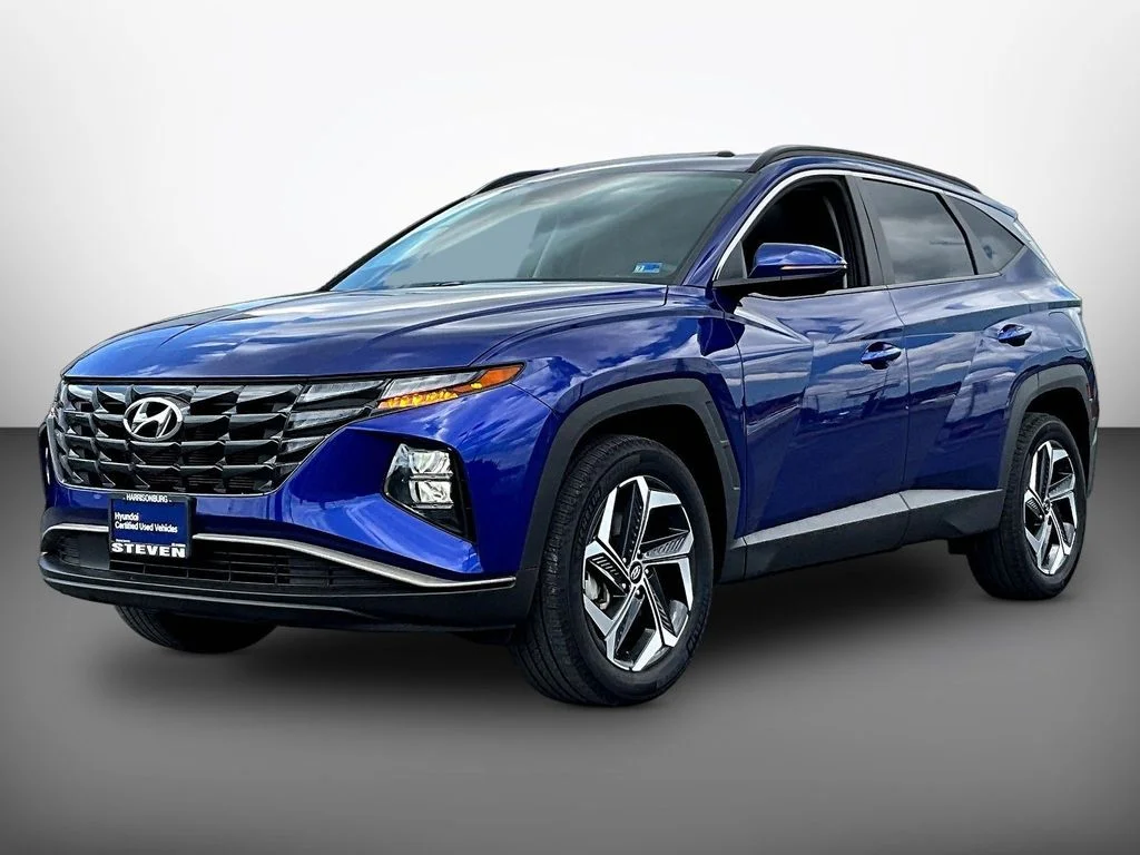 Certified Used 2023 Blue Hyundai SEL image 3