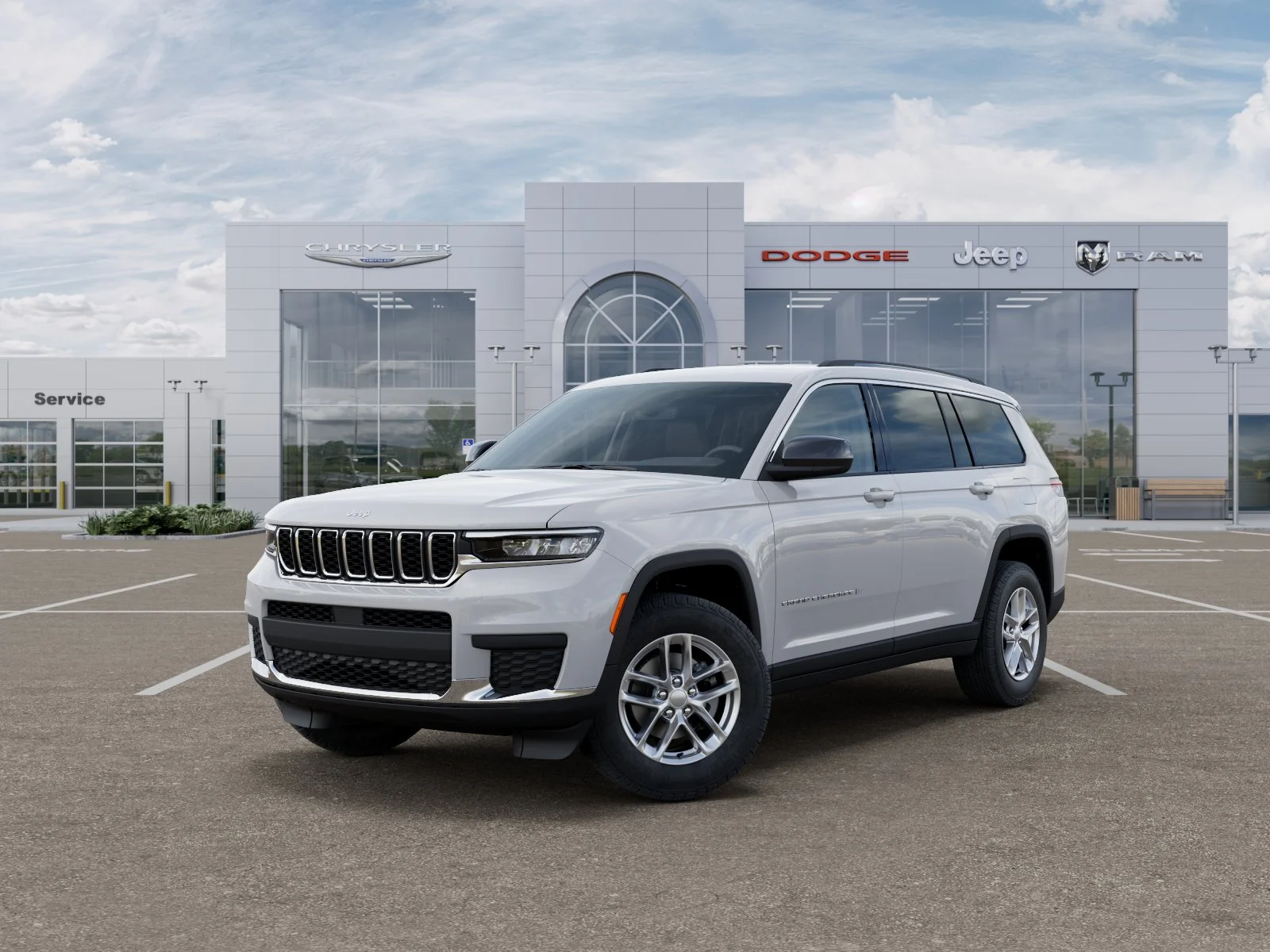 New 2026 Bright White Clear-Coat Exterior Paint Jeep Laredo image 28