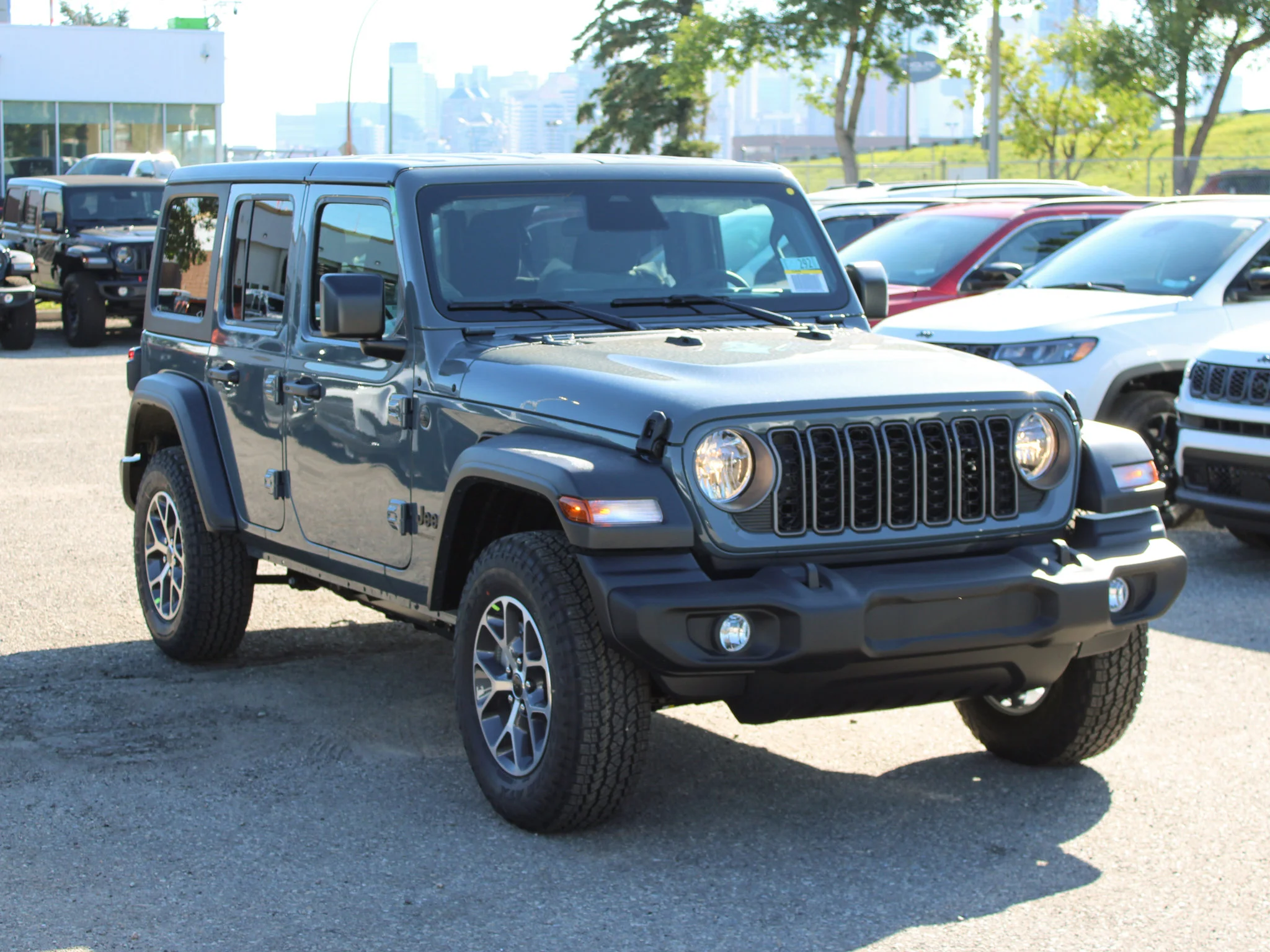 Used 2025 Dark blue Jeep Sport S*, Remote Start, Safety Group, Alpine Audio image 6