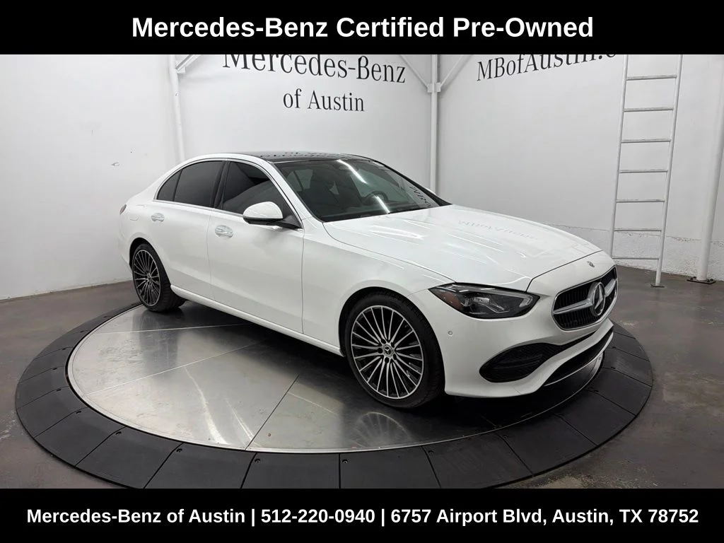Certified Used 2026 White Mercedes-Benz C 300 image 1