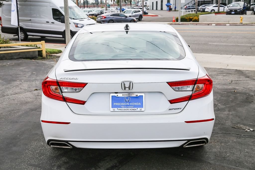 Used 2021 Platinum White Pearl Honda Sport image 5