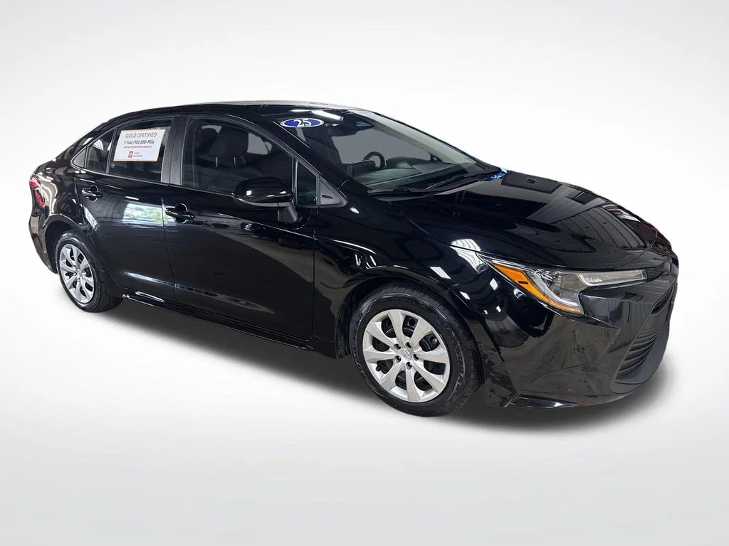 Certified Used 2025 Black Toyota LE image 7