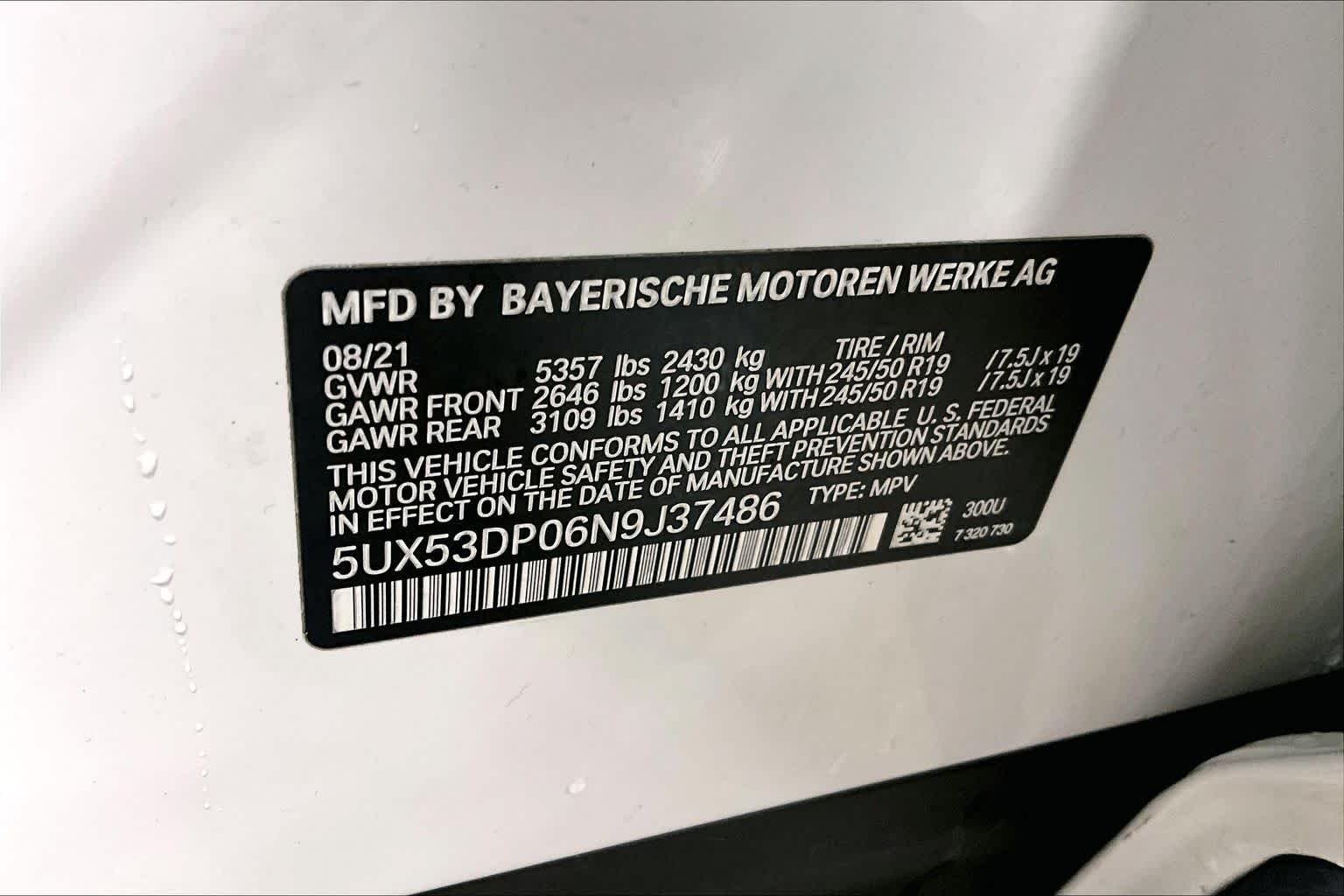 Used 2022 Alpine White BMW xDrive30i image 34