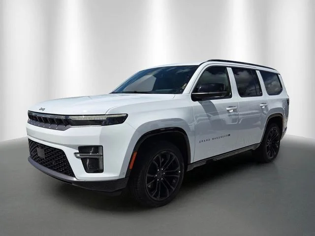 New 2026 Bright White Clear-Coat Exterior Paint Jeep Summit Obsidian image 2