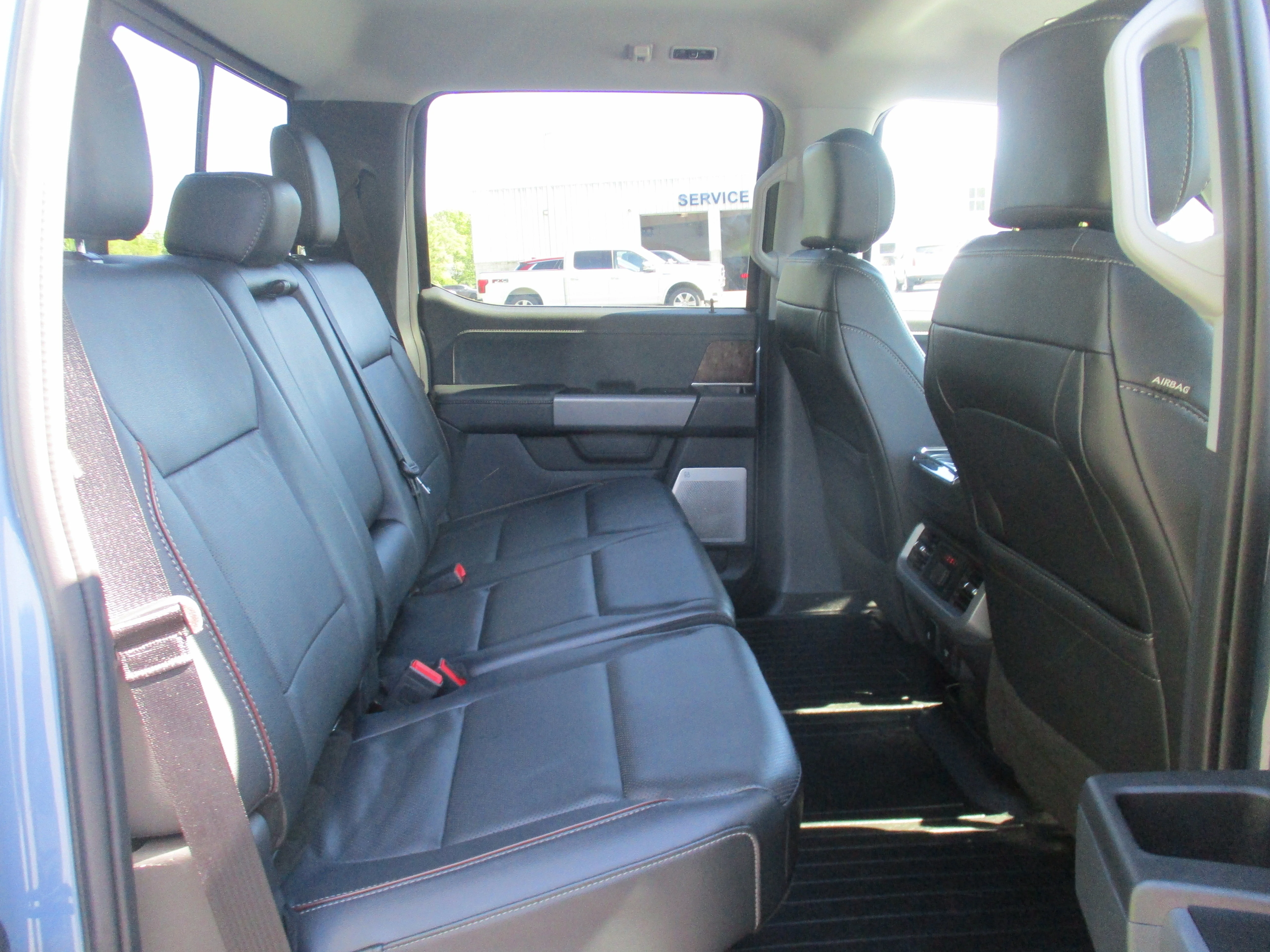 Used 2023 Azure Gray Metallic Tri-Coat Ford LARIAT image 47