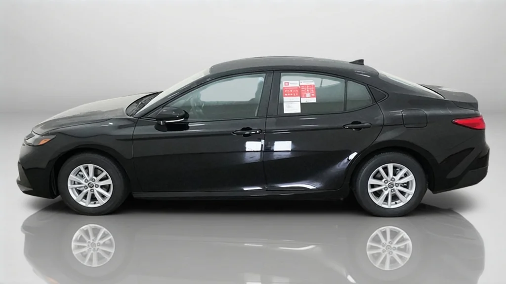 New 2026 Midnight Black Metallic Toyota LE image 2