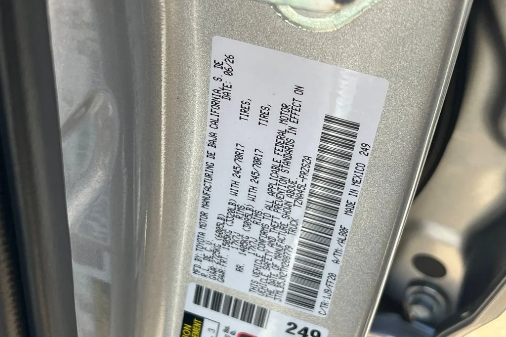 New 2026 Celestial Silver Metallic Toyota SR5 image 26