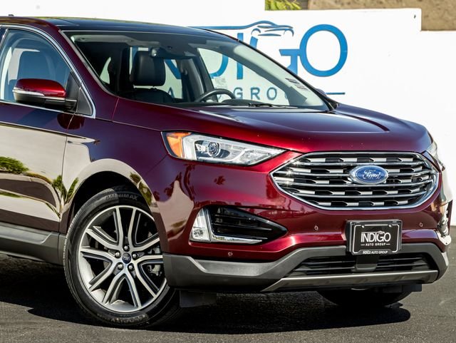 Used 2020 Burgundy Velvet Metallic Tinted Clearcoat Ford Titanium image 5