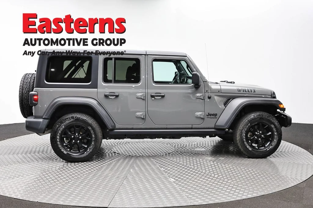 Used 2021 Gray Jeep Unlimited Willys image 4