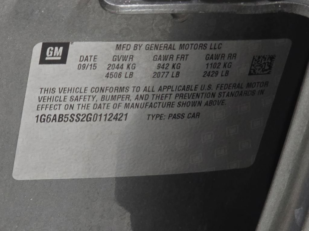 Used 2016 Gray Cadillac 3.6L Luxury image 32