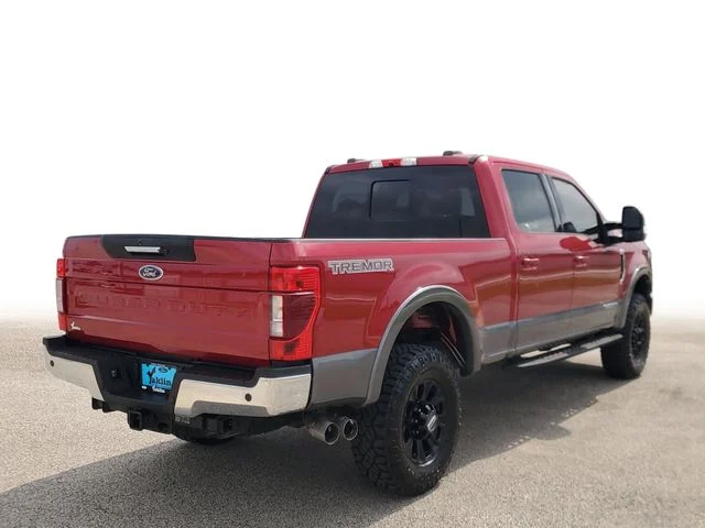 Used 2021 Red Ford Lariat image 4