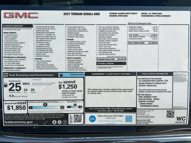2027 GMC Terrain Denali - Photo 21