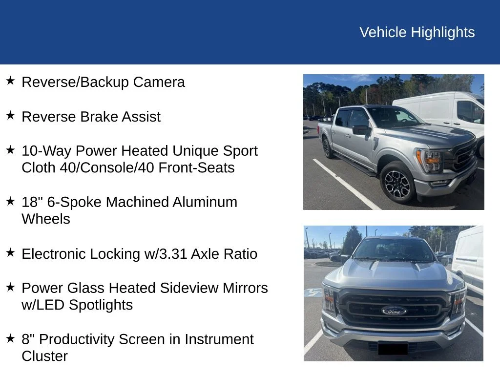 Certified Used 2023 Iconic Silver Metallic Ford XLT image 5