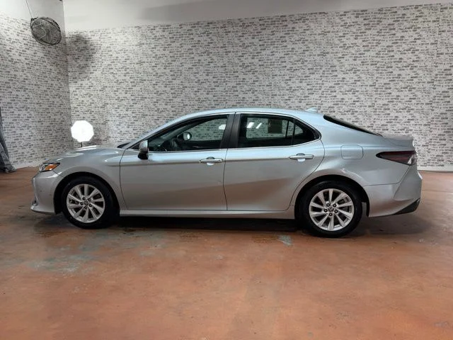 Used 2021 Celestial Silver Metallic Toyota LE image 4