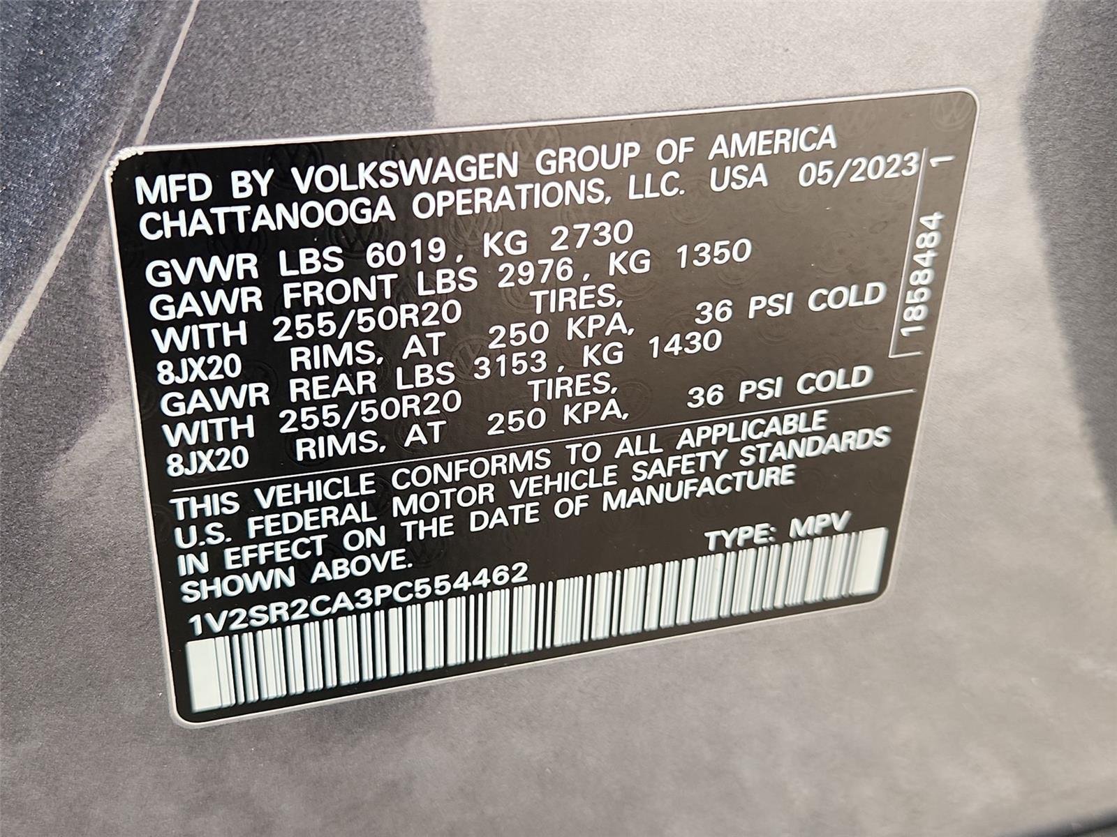 2023 Volkswagen Atlas SEL R-Line Black - Photo 34
