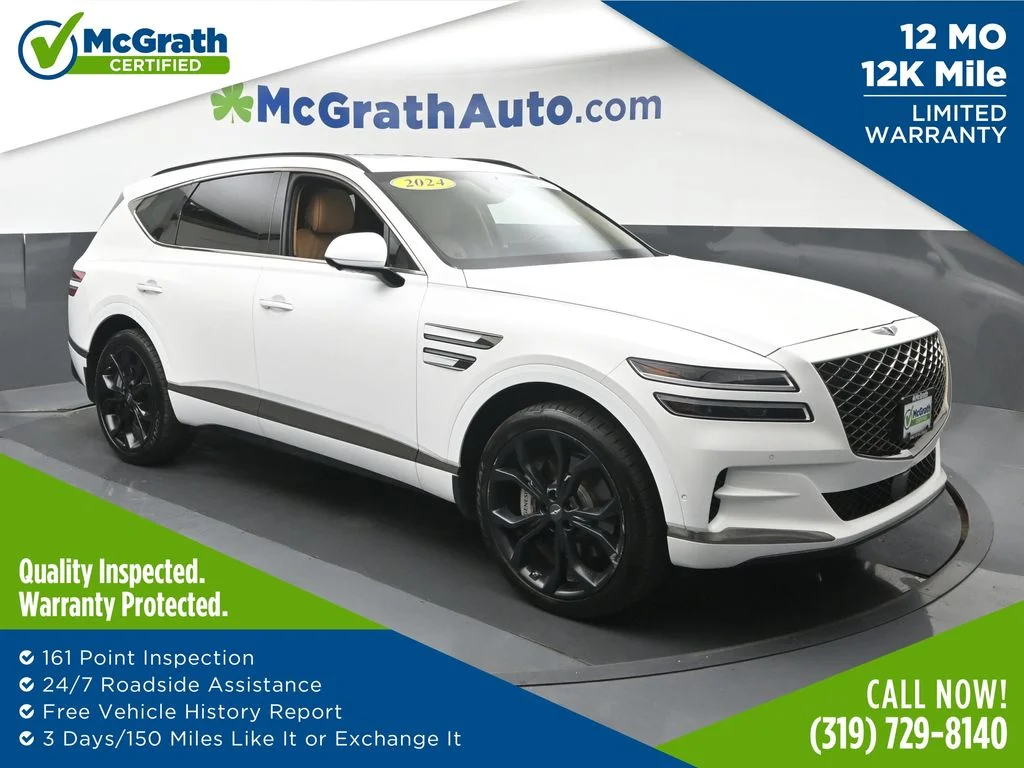 Certified Used 2024 White Genesis 3.5T Prestige Signature image 1