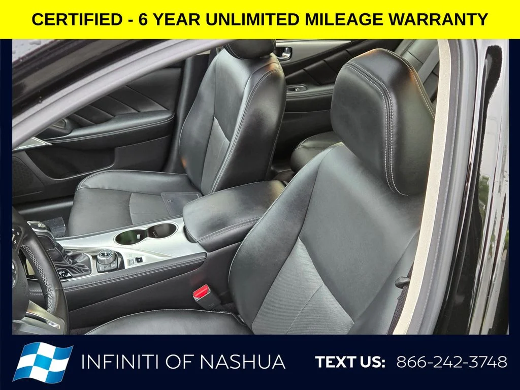 Certified Used 2023 Black INFINITI LUXE image 7