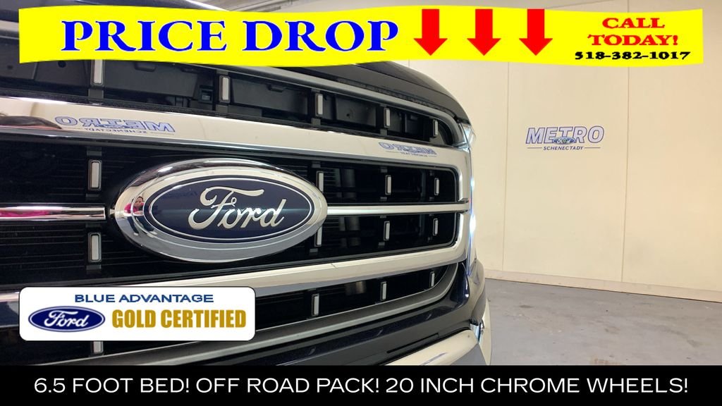 Certified Used 2022 Blue Metallic Ford Lariat image 47
