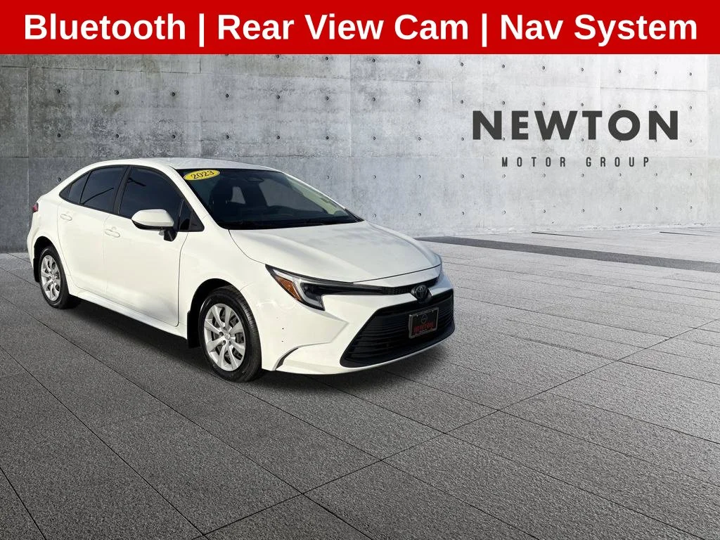 Used 2023 White Toyota LE image 1
