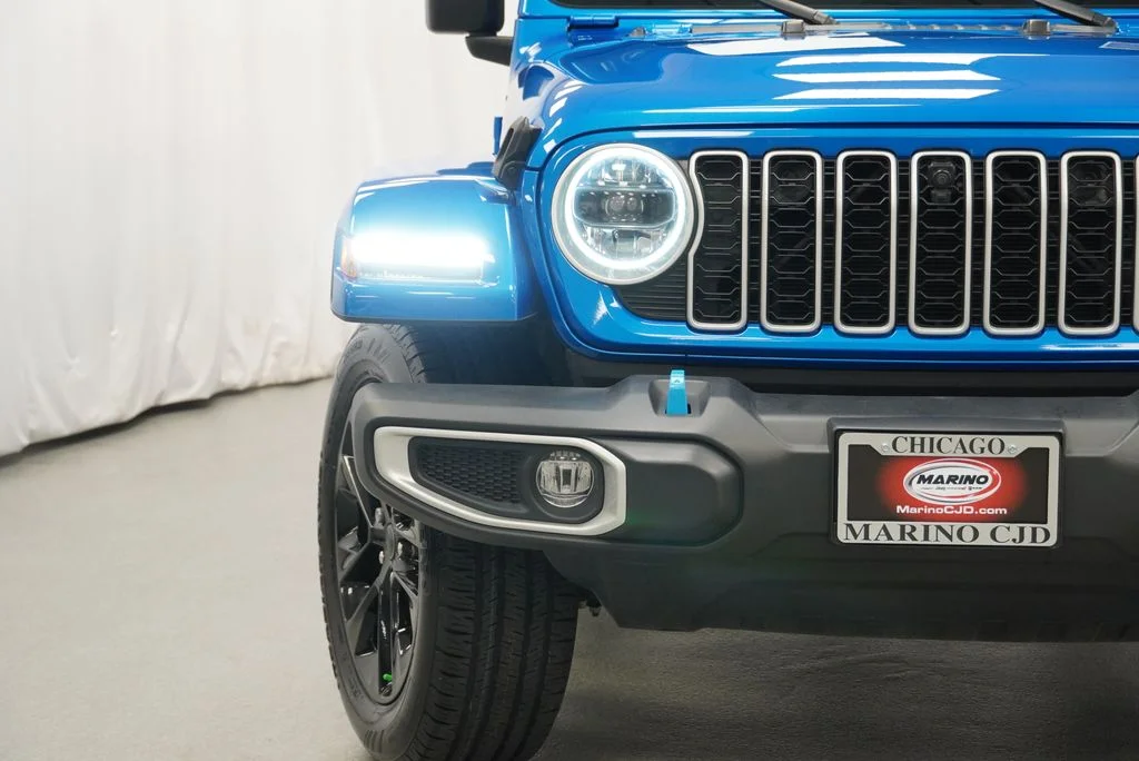 Used 2024 Blue Jeep Sahara 4xe image 8