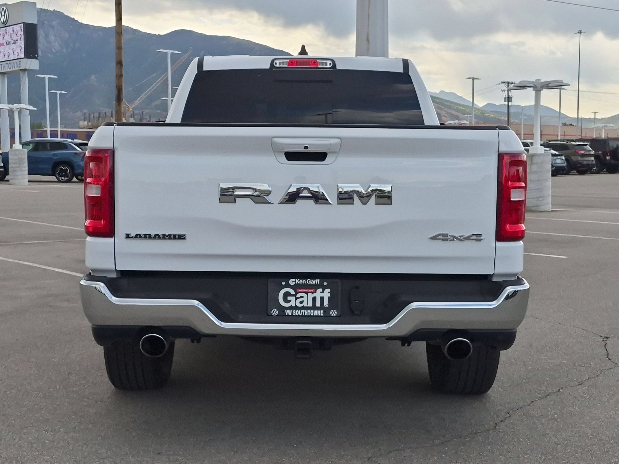 Used 2025 Bright White Clearcoat Ram Laramie image 4