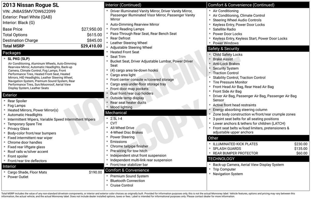 Used 2013 Nissan Rogue SV with VIN JN8AS5MV7DW622099 for sale in Somersworth, NH