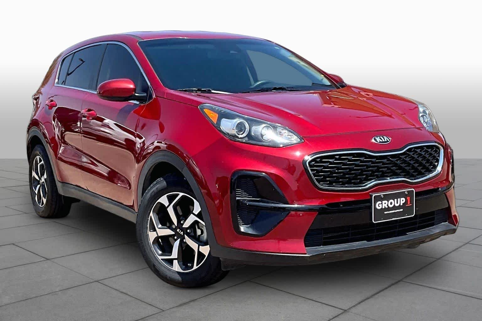 Used 2021 Hyper Red Kia LX image 3