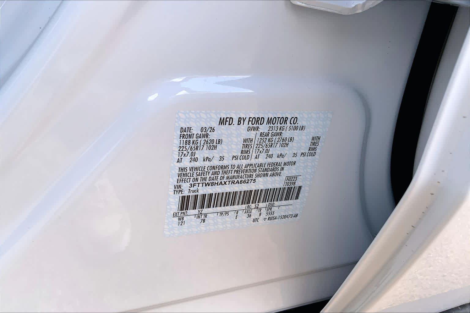 New 2026 Oxford White Ford XLT image 21