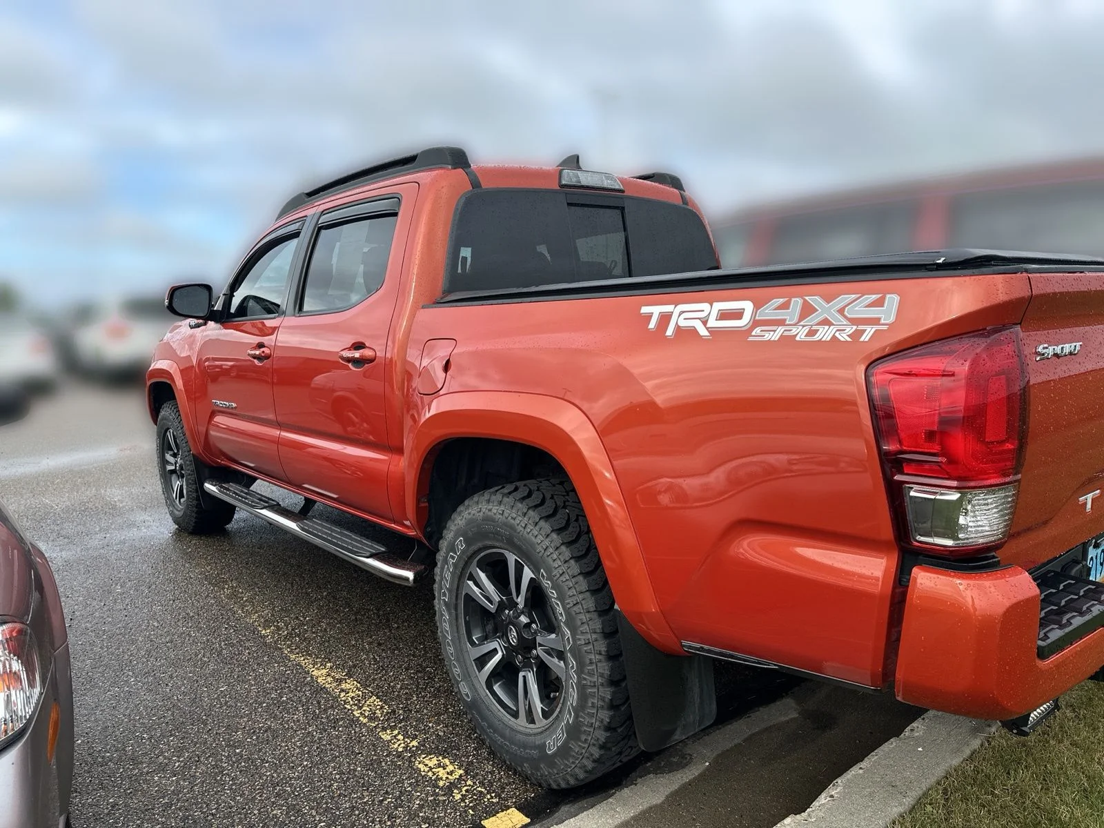 Used 2017 Orange Toyota TRD Sport image 4