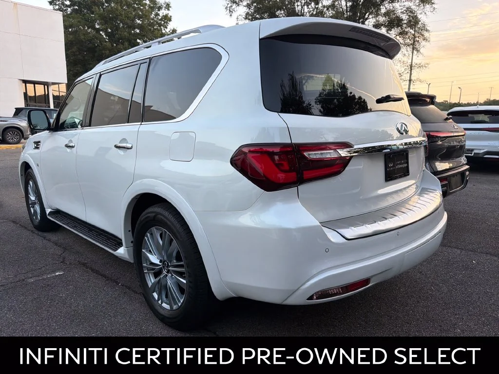 Certified Used 2019 Moonstone White INFINITI LUXE image 4