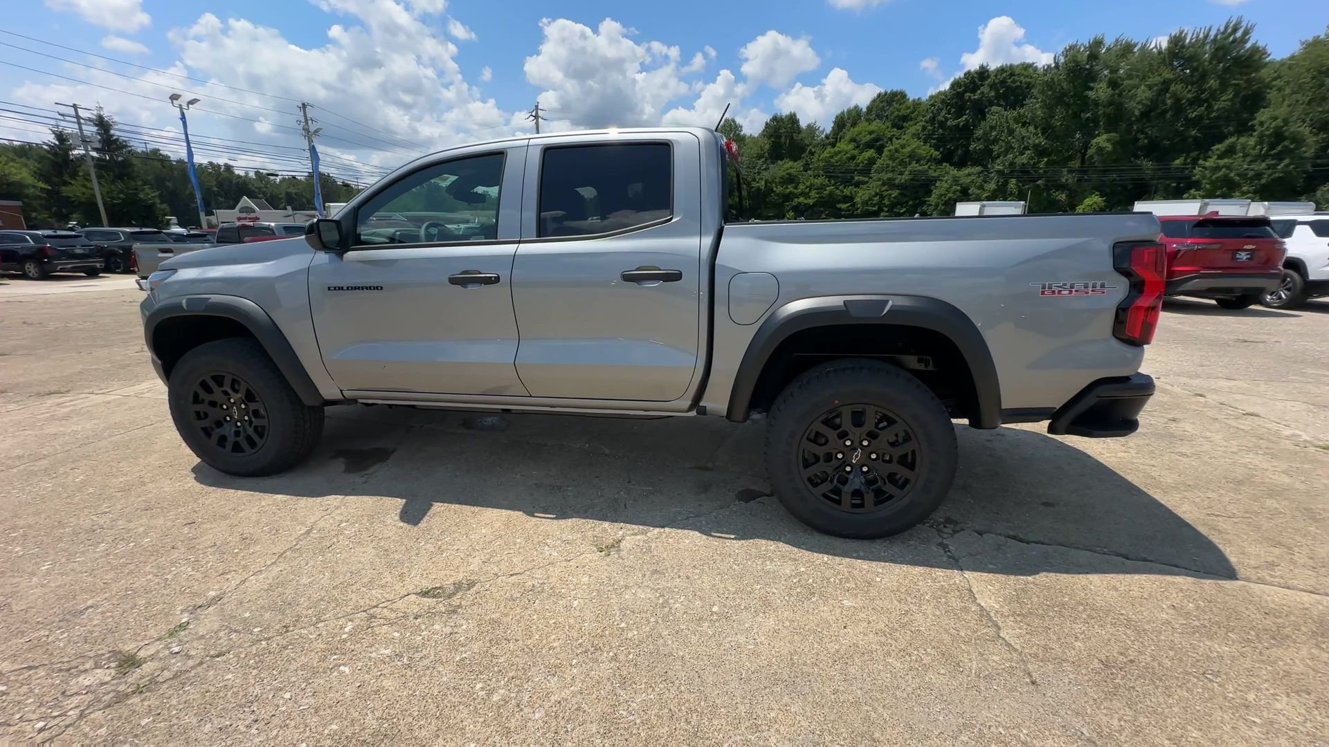 2026 Chevrolet Colorado Trail Boss Gray at Spitzer Autoworld Chevy Buick GMC Cadillac