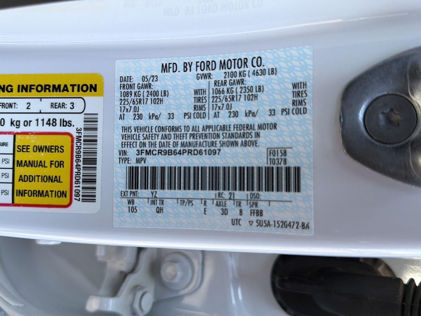 Used 2023 Oxford White Ford Big Bend image 40