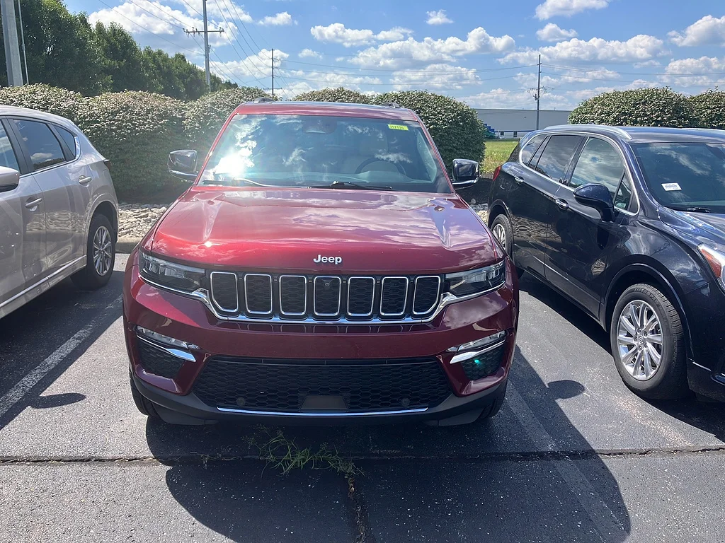 Used 2024 Velvet Red Pearl Coat Jeep Limited image 2