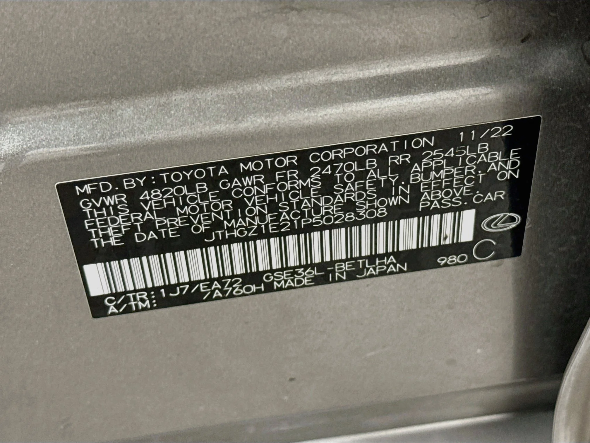Certified Used 2023 Silver Lexus 350 F SPORT image 31