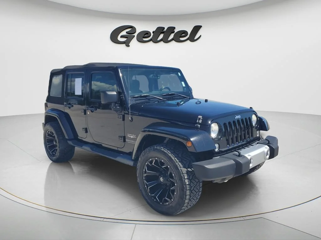 Used 2014 Black Jeep Sahara image 3