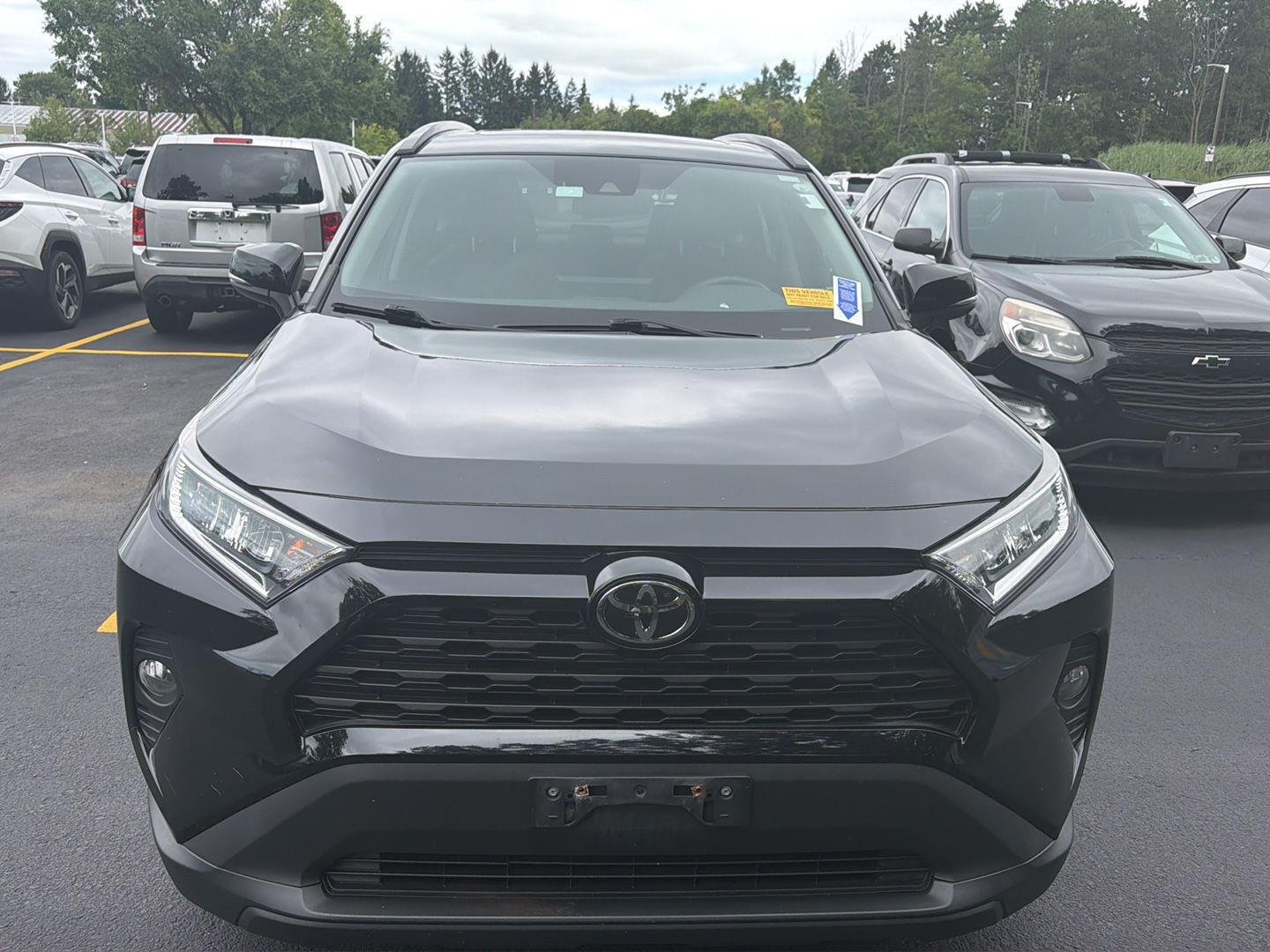 Used 2020 Midnight Black Metallic Toyota XLE image 2