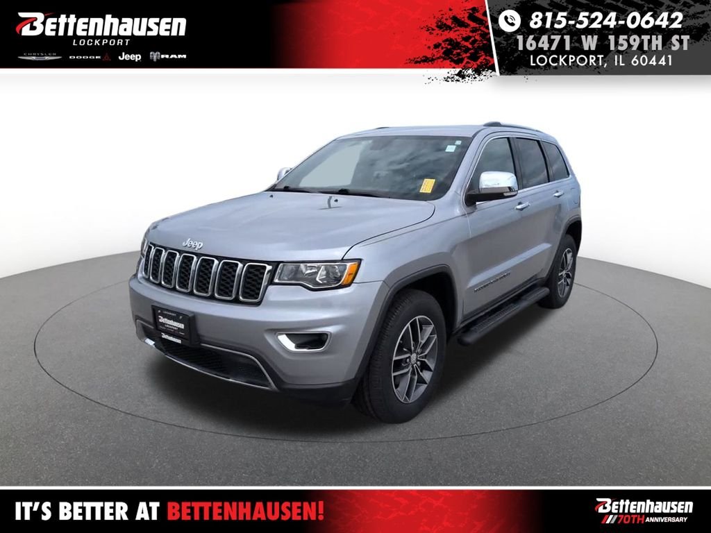 Certified Used 2018 Silver Jeep Limited image 1