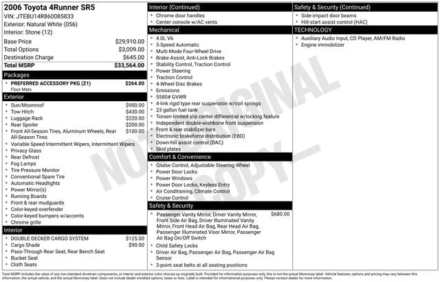 Used 2006 White Toyota SR5 image 7