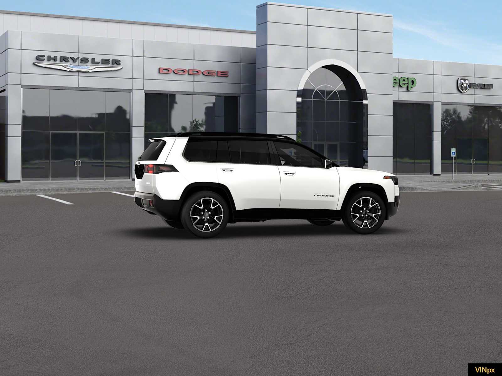 New 2026 Bright White Clear-Coat Exterior Paint Jeep Overland image 15