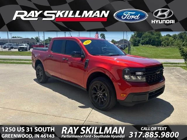 Certified Used 2024 Red Ford XLT image 1