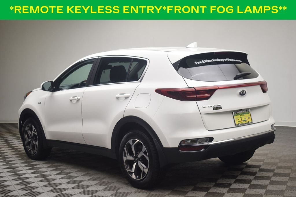 Used 2020 Clear White Kia LX image 4
