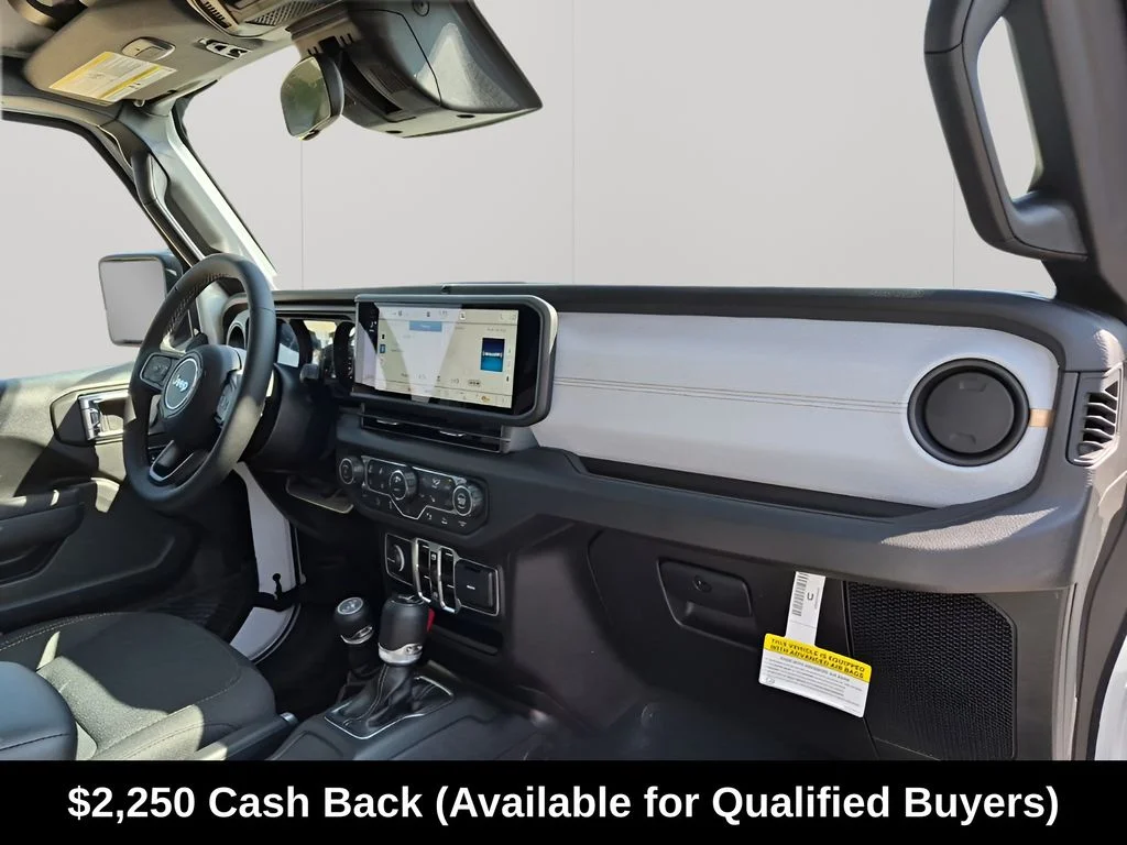 New 2026 Bright White Clear-Coat Exterior Paint Jeep Sport S image 16