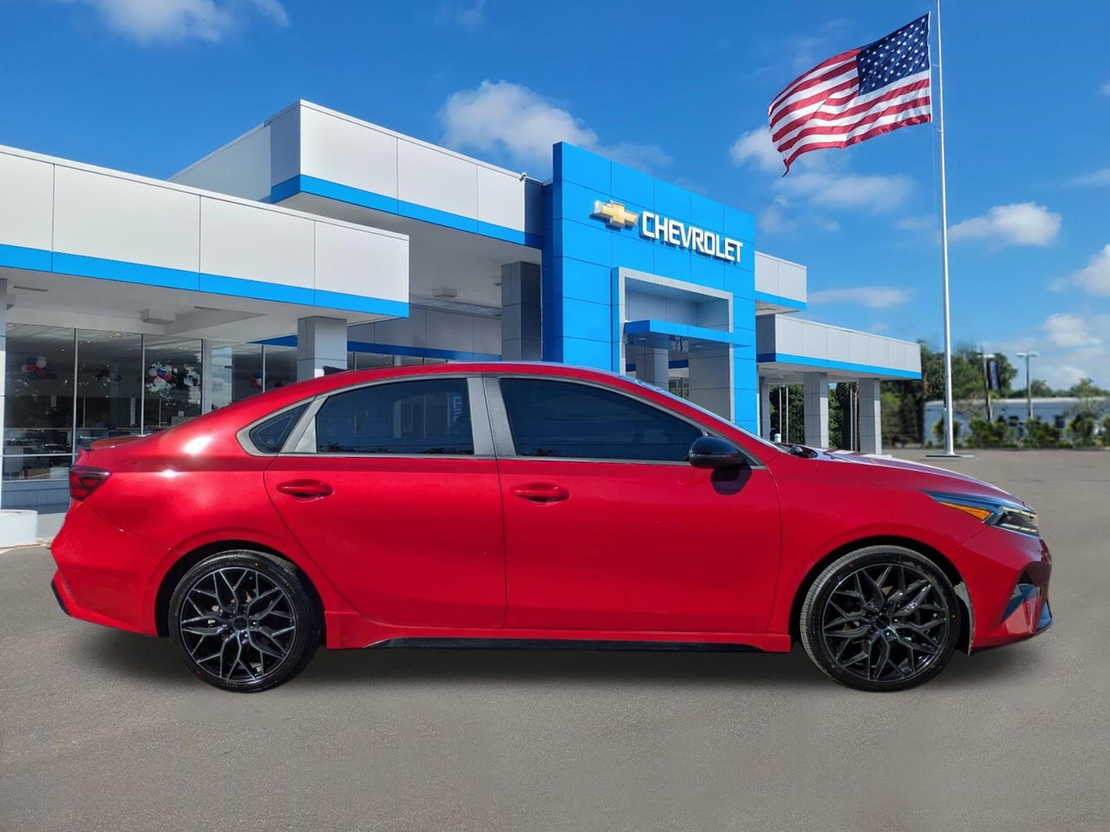 Used 2023 Currant Red Kia GT image 2