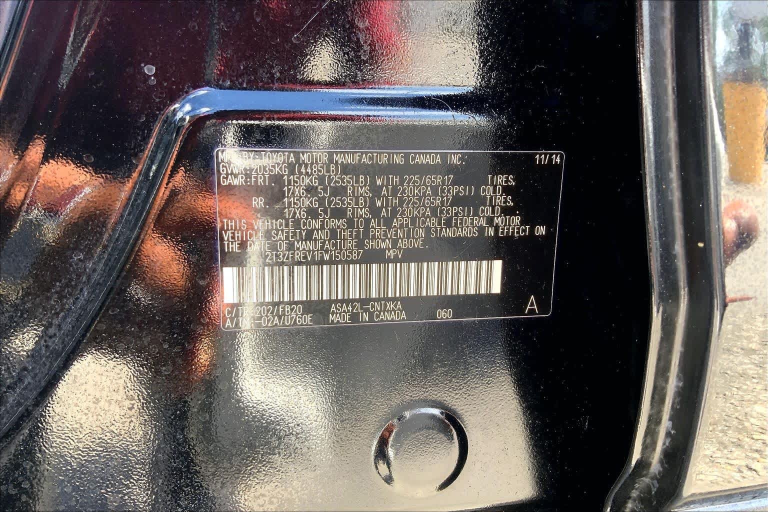 Used 2015 Black Toyota LE image 36