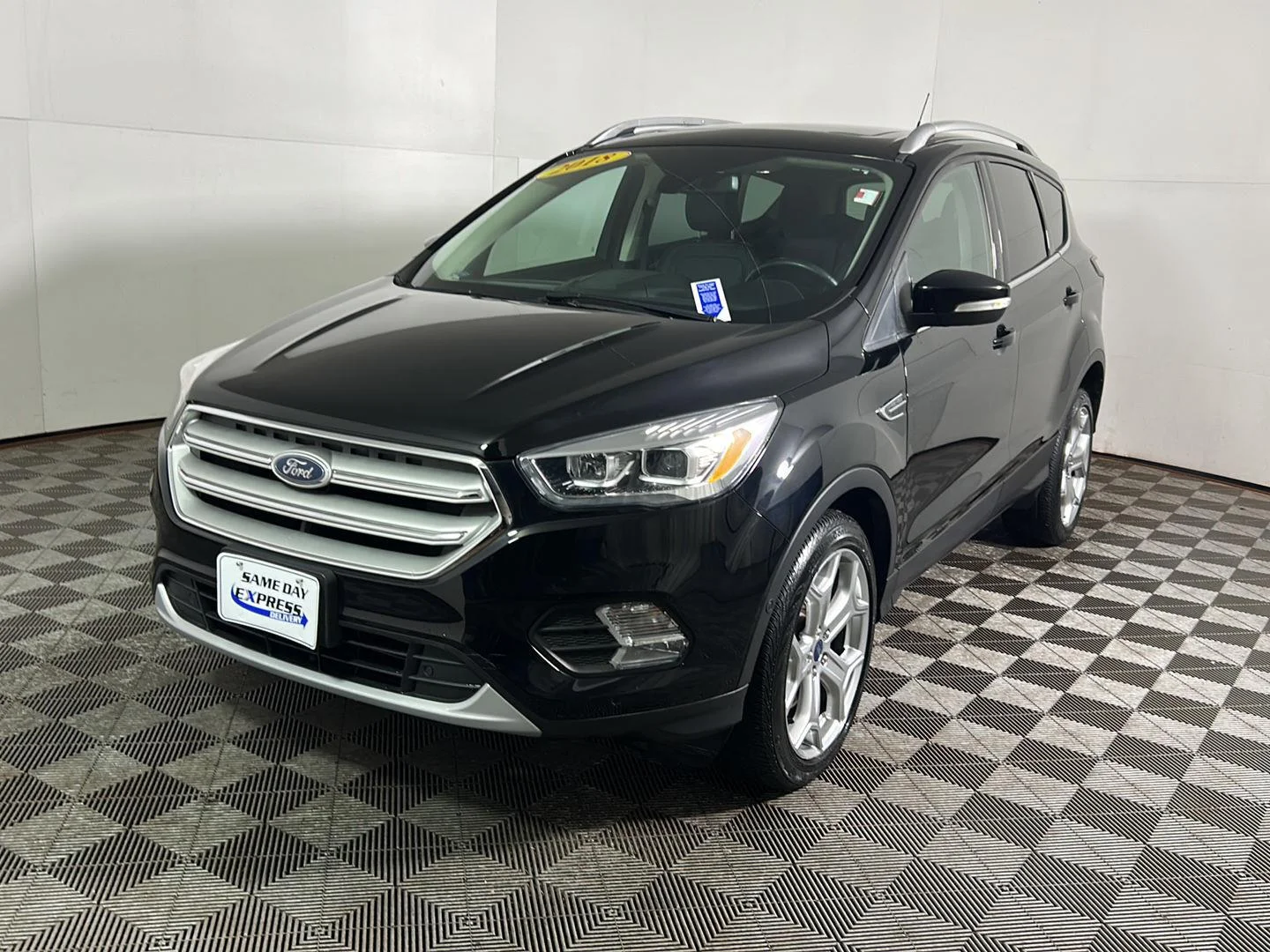 Used 2018 Shadow Black Ford Titanium image 16