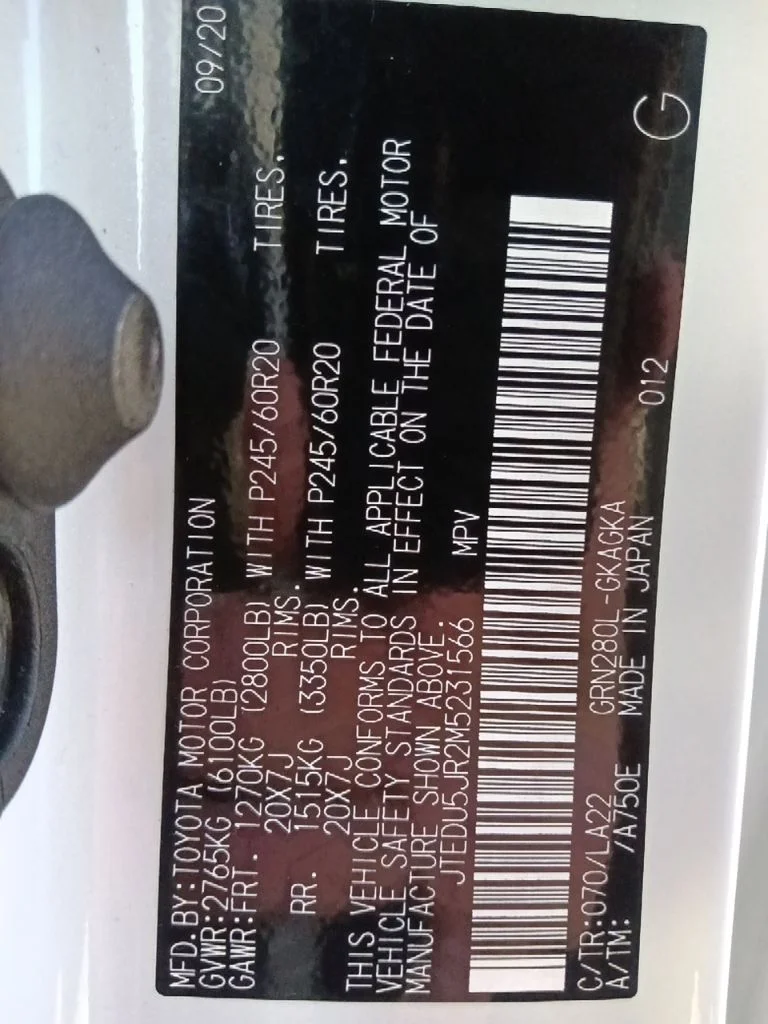 Used 2021 White Toyota Limited image 36
