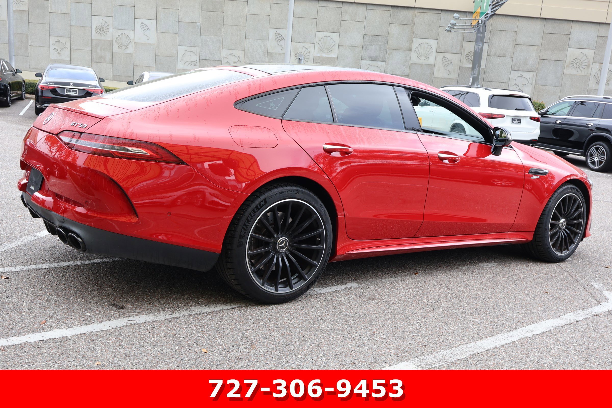 Certified Used 2022 Jupiter Red Mercedes-Benz AMG® GT 53 image 11