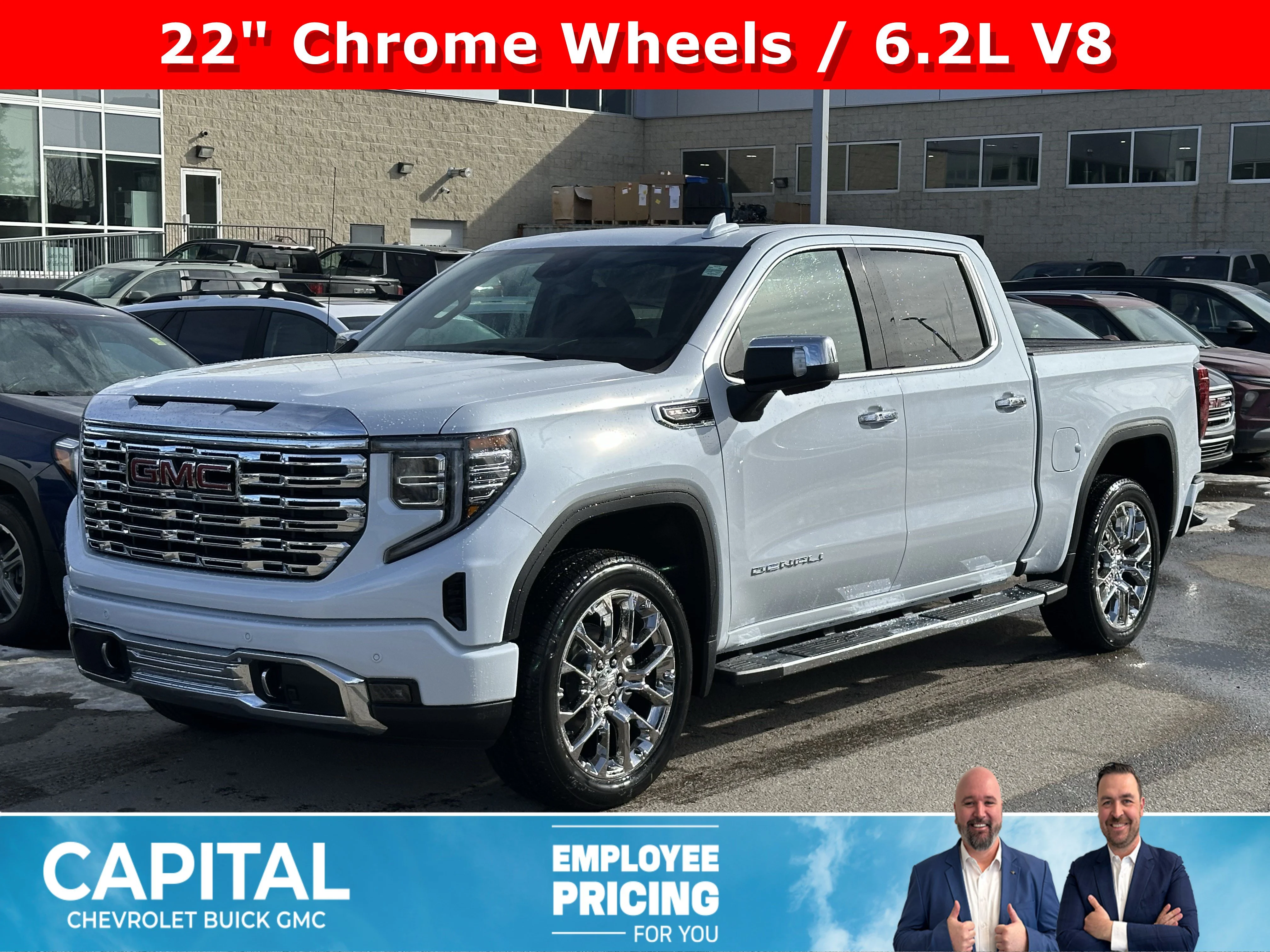 New 2026 Glacier White Tricoat GMC Denali image 1